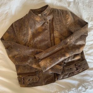 Free people vegan leather jacket